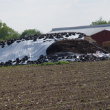 Silage Tarp 5 mil Black/White Plastic Sheeting